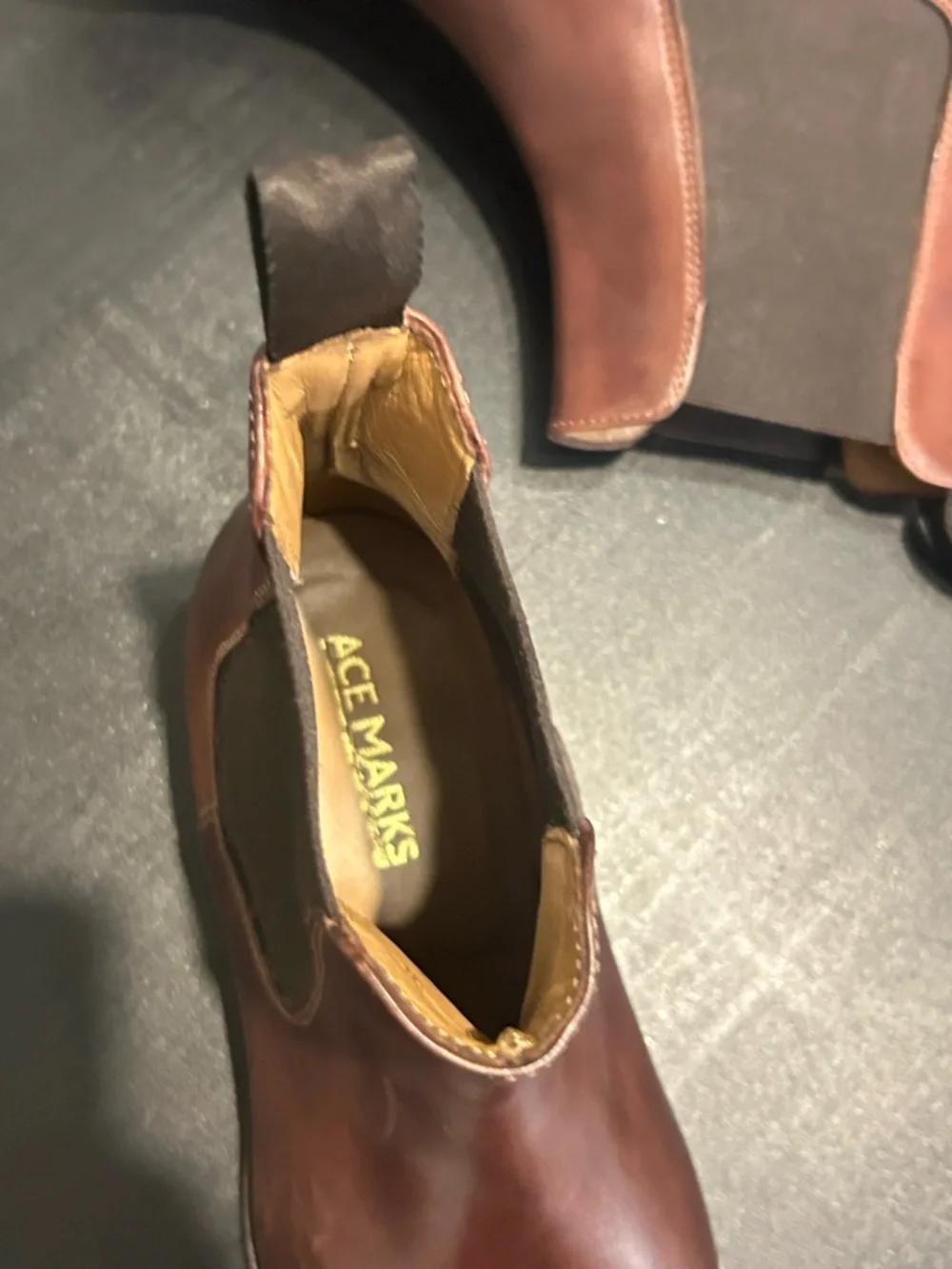 Ace Marks Chelsea Antique Brown Boot - Picture 4 of 5
